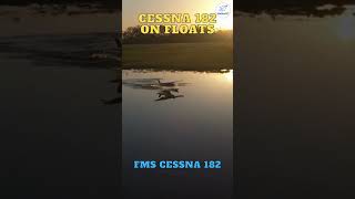 FMS Cessna 182 rc plane on floats [upl. by Ajiat]