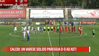 Calcio  Il Varese pareggia ad Asti 00 [upl. by Etessil]