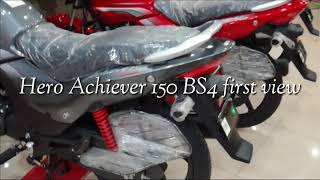 Hero Achiever i3s 150 BS4 2018 First View [upl. by Soilisav90]