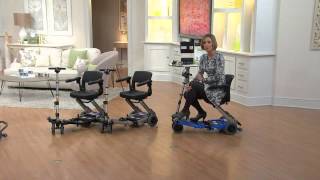 The Luggie Portable Foldable Mobility Scooter with Sandra Bennett [upl. by Ahtilat]