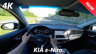 KIA eNiro 2021  POV test drive in 4K  150 kW  204 HP Pure driving [upl. by Netsua]