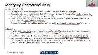 Techniques for Operational Risk Management [upl. by Judus857]