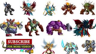 Monster Legends  Dream Team Vs All Boss level 1 to 460 [upl. by Rebna]