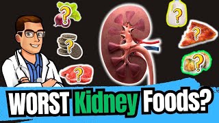 18 WORST Foods For Kidney Damage BEST Kidney Disease Diet [upl. by Lilak]