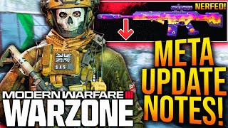 WARZONE Full META UPDATE PATCH NOTES INTERCEPTOR NERF Gameplay Updates amp More MW3 Update [upl. by Ihsakat354]