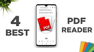 4 Best PDF Reader For Android  Best PDF Reader For Android [upl. by Yank72]