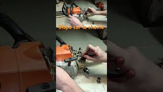 Tutoriel remontage durite essence tronçonneuse STIHL mecanique automobile tutorial husqvarna [upl. by Elehcin]