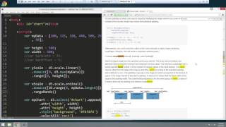 Learning D3 Part 6  Using Scales [upl. by Natsirt]