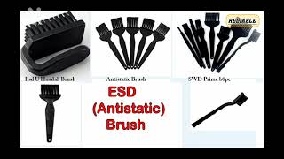 How to use ESD Antistatic Brush All types Reliable spares and consumables [upl. by Aihsal]