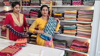 Saanidhya Silks and Sarees part 2  Brand new Showroom 2024 [upl. by Desmund]