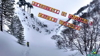 Raqueteando en Caviahue 3 Cascada Escondida [upl. by Ateuqal]