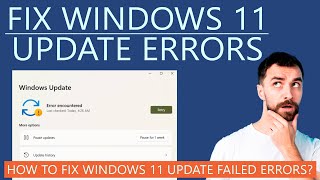 How to Fix Windows 11 Update Errors Update Failed Error [upl. by Ennailuj]