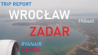 Trip Report 2022  Wrocław WRO  Zadar ZAD  Ryanair  Flight FR8460 [upl. by Nord]