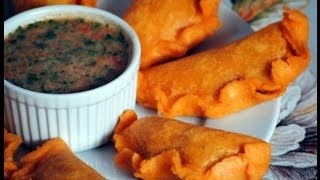 COLOMBIAN EMPANADAS  How To Make Colombian Empanadas Turnovers  SyS [upl. by Aicirtal]