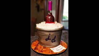 Making a Wine Bucket Cake with a Special Delivery [upl. by Roderigo]