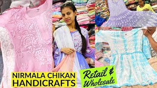 Endless Choice in Pure Chikankari Kurti 56 Kali Anarkali Pure Fabric Suits Lehenga Saree Bottoms [upl. by Enneirdna]