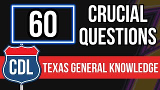 Texas CDL General Knowledge Exam Questions and Answers 2024 DPS Permit Test Study Guide [upl. by Win]