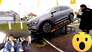 ESSAI NOUVEAU RENAULT KOLEOS 2  2017  Franchissement d’obstacle [upl. by Walters]