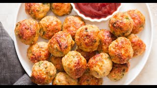 Juicy Baked Chicken Meatballs [upl. by Laveen]