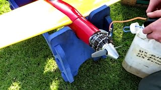 RC Stinger 40 mit Wankelmotor Pylon Speeder Pylonracer  Flight Demonstration HD [upl. by Shuping]