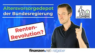 Altersvorsorgedepot  alles was du wissen musst 💡  finanzennet ratgeber [upl. by Zonda]