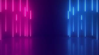 No Copyright Vertical Glowing Neon Lights Stage Loop Animated Background  Motion Made [upl. by Mlawsky]