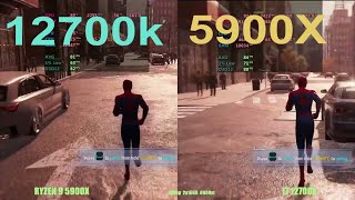 I7 12700k vs ryzen 5900x in 2024 [upl. by Assirral]