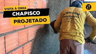 COMO FUNCIONA O CHAPISCO PROJETADO [upl. by Adnamal]