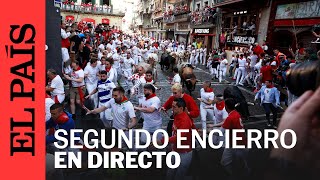 SAN FERMÍN  Así te hemos contado el segundo encierro de los Sanfermines 2024  EL PAÍS [upl. by Horlacher]