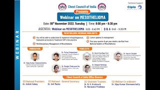 Webinar on MESOTHELIOMA [upl. by Earla243]