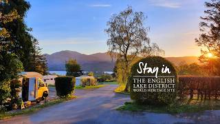 Castlerigg Hall Caravan Camping Glamping 360° aerial view [upl. by Fowler]