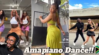 South Africa Amapiano Dance Challenge 2024  TikTok Compilation 🇿🇦😭  AN2NIO REACTION [upl. by Clementi]