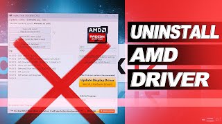 How to UNINSTALL Graphics Driver AMD [upl. by Marnia]