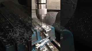 PRECISION DRILLING ON A MILLING MACHINE DRILLING MANIFOLD PARTS  MANUFACTURING WORKSHOP JOB [upl. by Yeldar]