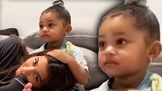 Kylie Jenner Daughter Stormi Consoles Her In Viral TikTok Video [upl. by Drawdesemaj]