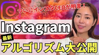 【速報】Instagram超最新アルゴリズム大公開！わかりやすく徹底解説します資料付き [upl. by Niatsirt]