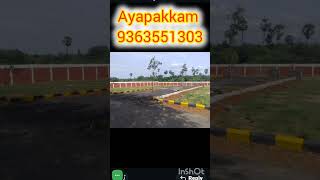 Ayapakkam land sales cmda Rera approved chennai [upl. by Atiluj]