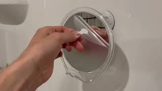 Luxo Fogless Shower Mirror Why Its So Impressive [upl. by Paloma]