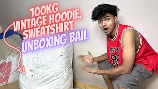 UNBOXING vintage thrifted hoodies and sweatshirts  how to start thrift store  the vital things [upl. by Giess]