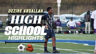 High School Soccer Highlights ⚽️ Dezire Abdallah Defensive 👿🧱 [upl. by Teeniv913]