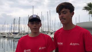 2021 420 Worlds  Introducing sailors  Alberto Morales  Miguel Bethencourt ESP [upl. by Arihsak]