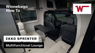 Winnebago EKKO Sprinter Multifunctional Lounge [upl. by Salomie392]