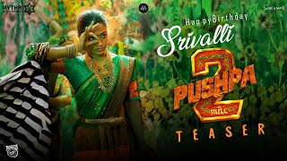 Pushpa 2 Srivallis FIRST look Teaser  Allu Arjun  Rashmika Mandanna  Sukumar  Tupaki Filmy [upl. by Aiuqet]