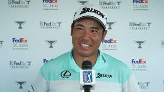 Hideki Matsuyama Thursday Interview 2024 Fedex St Jude Championship © PGA Tour [upl. by Chavez]