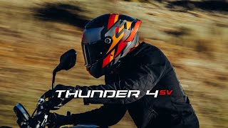 MT Thunder 4 SV  MT Helmets  Revolutionary safety [upl. by Anna]