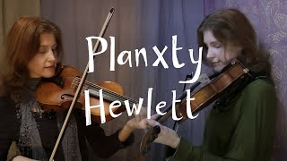 Folk Fiddle Duet  Planxty Hewlett by Turlough OCarolan  Harmony Arrangement [upl. by Carolina784]