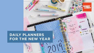 Daily Planners for the New Year  Hobby Lobby® [upl. by Pellegrini]