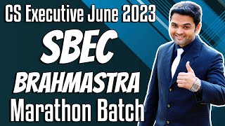 FREE CS Executive Online Classes  SBEC  Marathon Revision Batch  Financial Service Organisations [upl. by Arlynne800]