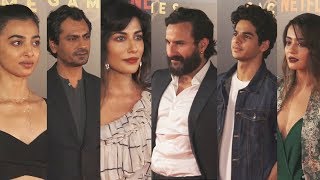 Netflixs First Original Series Sacred Games Premiere Red Carpet Saif Ali Khan Ishaan Chitrangada [upl. by Helge]