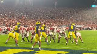 Rose Bowl 2024 FieldLevel Michigan Football Victory Sequence [upl. by Fritts784]